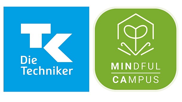 Logos Techniker Krankenkasse und Mindful Campus